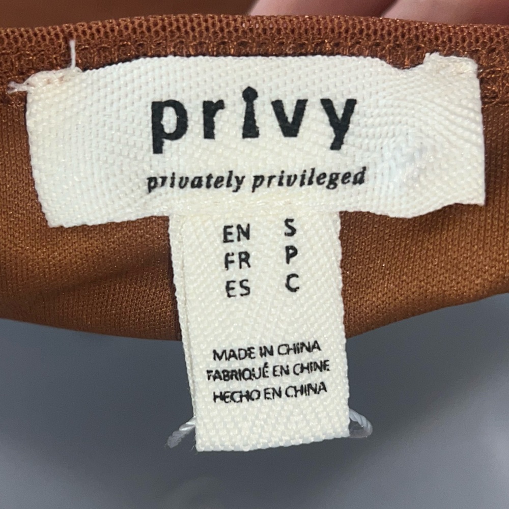 NWOT RUST ORANGE CROP TOP - Picture 6 of 7